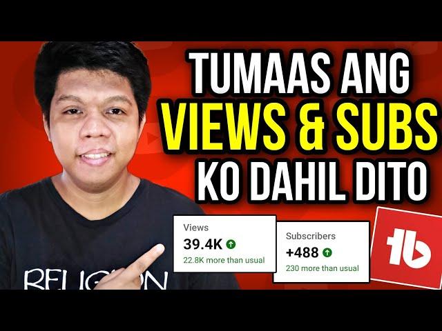 DAHIL SA APP NA TO TUMAAS ANG VIEWS AT SUBSCRIBERS KO | TUBEBUDDY 2023 LATEST TUTORIAL