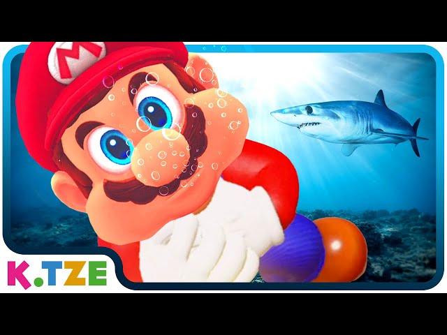 Almost DROWNED While Diving  Super Mario Odyssey Story