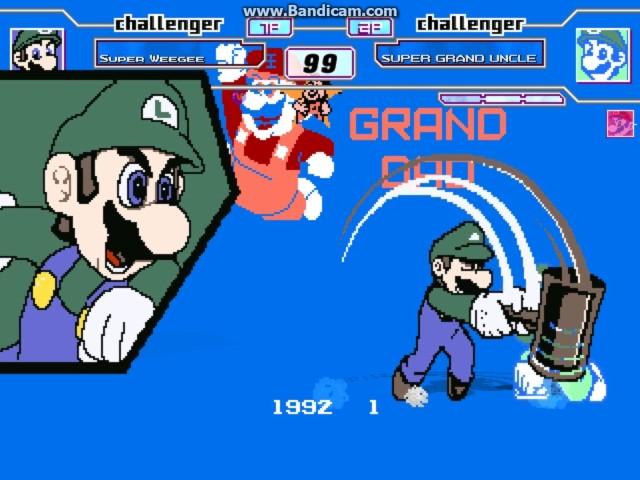 MUGEN Request #247 Super Weegee(me) vs SUPER GRAND DAD & SUPER GRAND UNCLE