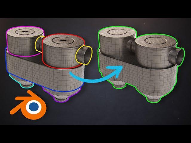 Topology Study : How To Perfectly Merge Multiple Pieces