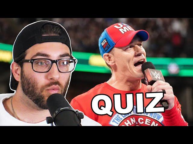 John Cena's Retirement Tour Quiz