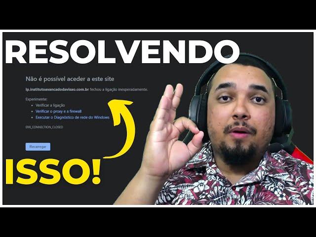 Não é possível acessar esse site? RESOLVIDO! 2022 Rápido e fácil!