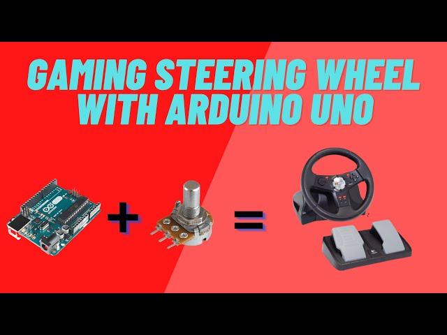 How To Make Gaming Steering Wheel Wth Arduino Uno || Game Controller || #11 Arduino Project