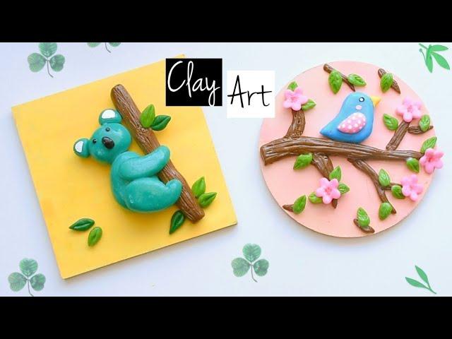 3D Clay Art | Clay Art Tutorial | Air dry clay crafts | DIY clay animals easy