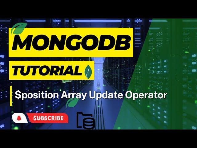 #83: $position Array update operator in mongodb | Array Filter Update | MongoDB Tutorial Hindi