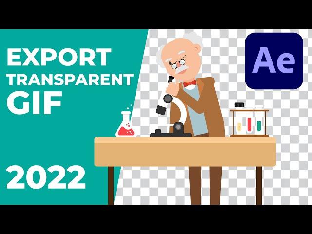 HOW TO EXPORT TRANSPARENT GIF FROM AFTER EFFECTS