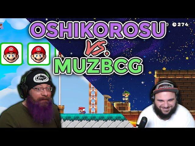 OSHIKOROSU Vs. MUZBCG! | Super Mario Maker 2 - Expert GSA Format Race with Oshikorosu & MuzBCG [1]