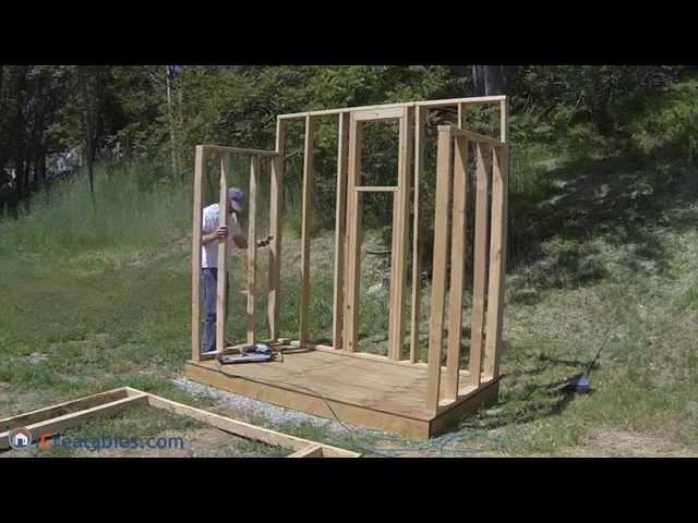 How To Build a Lean To Shed - Part 2 - Wall Framing