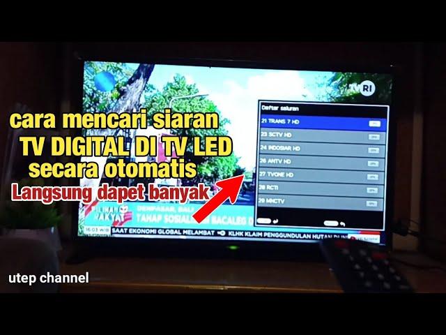 CARA MENCARI SIARAN  DIGITAL DI TV LED TERBARU 2023,cara scan otomatis channel tv digital Sharp