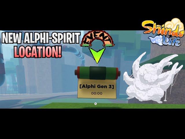 *NEW* ALPHI-SPIRIT GEN 3 6TH TAILED LOCATION + EASIEST PATH! | Shindo Life