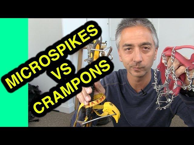 How to Choose Between Microspikes and Crampons for Backpackers and Climbers