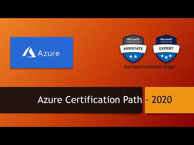 Azure Certification Path - 2020