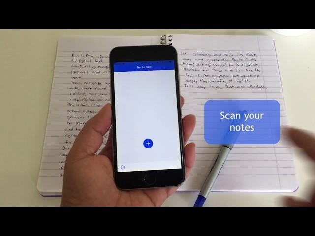 Pen to Print - Convert handwriting to digital text