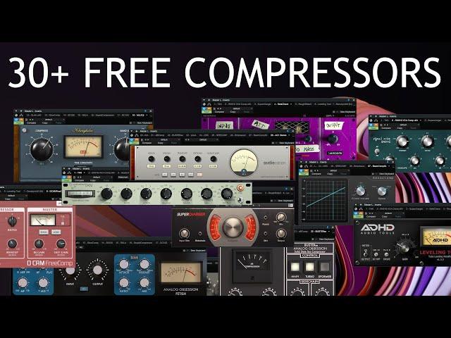 30+ Free Compressor Plugins!