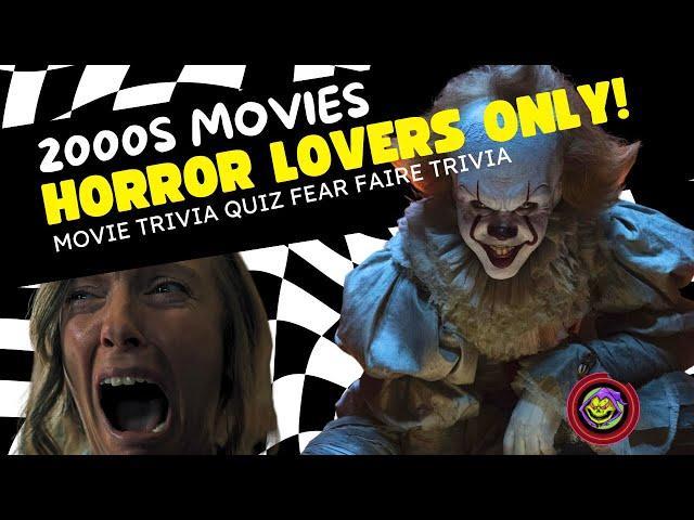 Horror Movie Lover's Only! How well do you know your 2000s horror movies? Take this quiz.