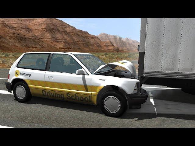 Student Driver Fails & Crashes 5 | BeamNG.drive