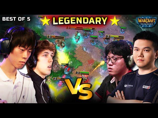 WC3 | LEGENDARY | Grubby & Moon vs TH000 & Fly100% | Bo5 Showmatch | Dolphin Warcraft Championship