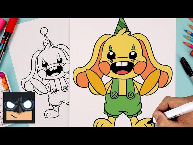 How To Draw Bunzo Bunny | Poppy Playtime