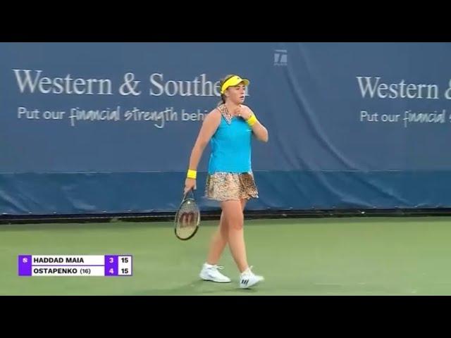 Beatriz Haddad vs Jelena Ostapenko Live WTA Tennis Coverage