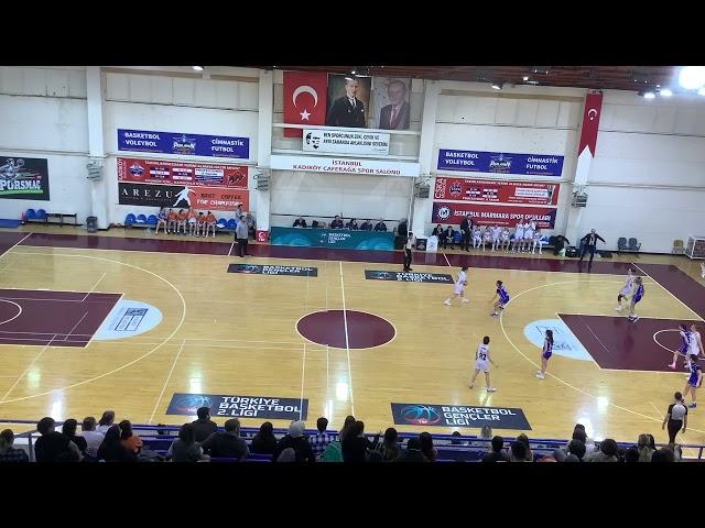 Transbosphor Beşas - FİBA Kadınlar Bölgesel Basketbol Ligi Play Off 1.Maçı 2.Çeyrek