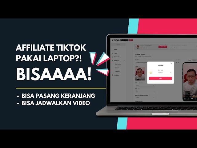 Cara Pasang Keranjang Kuning ke Video Tiktok via Laptop / PC