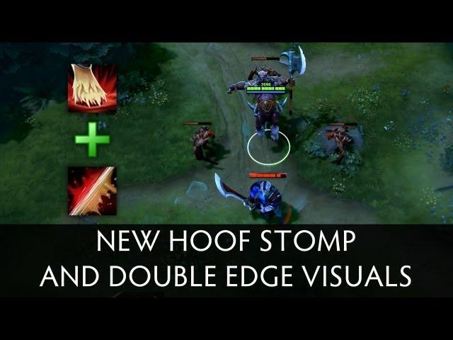 Dota 2 New Hoof Stomp and Double Edge Visuals