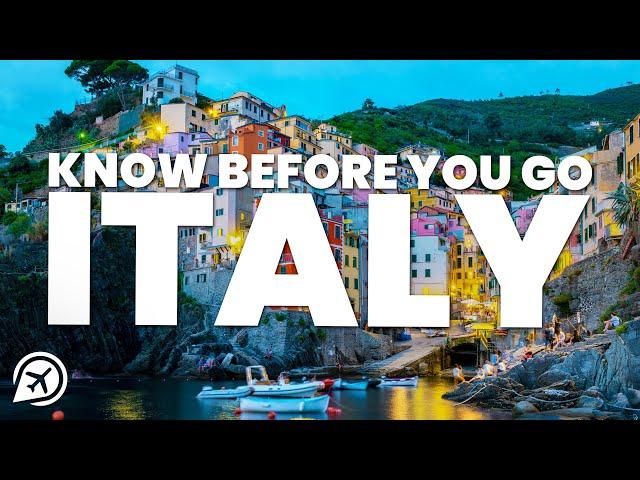 THINGS TO KNOW BEFORE YOU GO TO ITALY