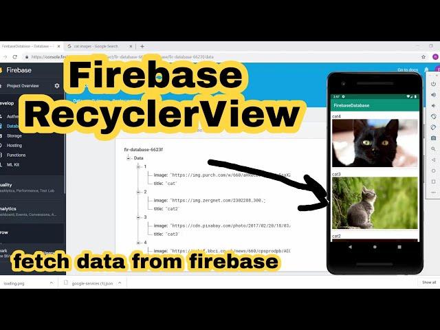 FirebaseRecyclerview Android Studio | Fecthing Data From Firebase into Recyclerview