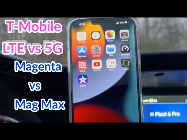 T-Mobile 5G UC vs LTE | Magenta vs Magenta Max