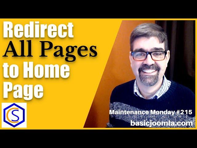 How to Redirect All Pages to Home Page Using  .htaccess Rule -  MM #215