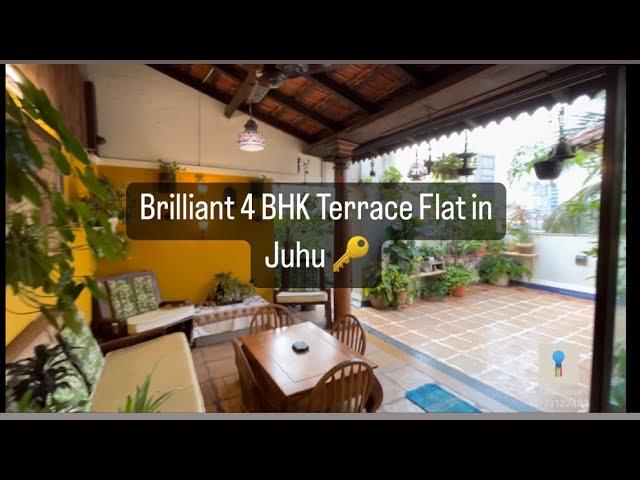 7.95 CR, BRILLIANT 4 BHK TERRACE FLAT, NEAR MITHIBAI COLLEGE, JUHU