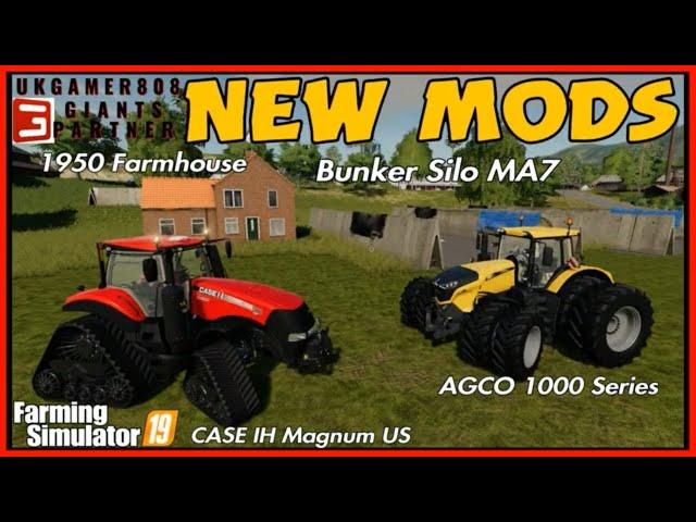 NEW Mods fs19 Case Magnum US & Agco 1000 series #fs19modsreview