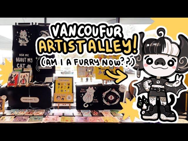 ART VLOG  first time selling at a FURRY CONVENTION! | self employed illustrator