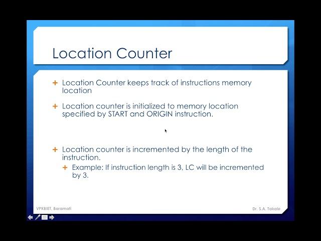 INTRODUCTION TO ASSEMBLY LANGUAGE STATEMENTS