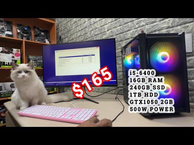 $165 Low Budget Gaming Pc & Computer / PC Build Guide