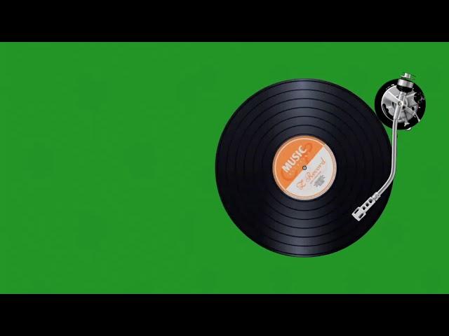 Green Screen (Vinyl Music Player)