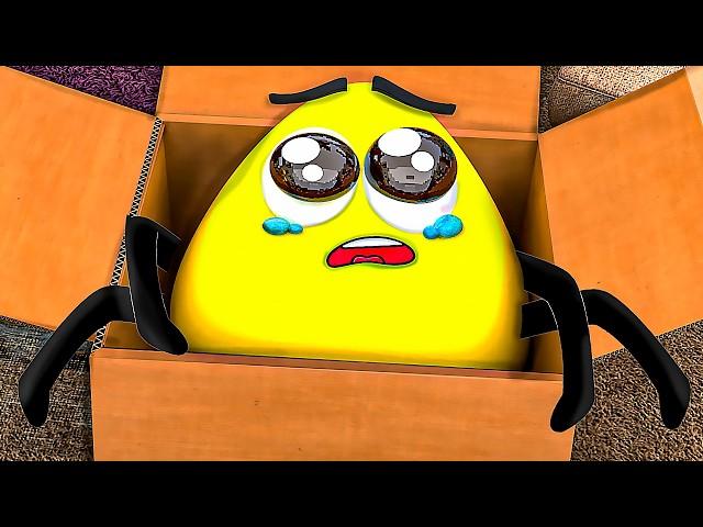 SPIDER POULINA ABANDONED AT BIRTH..?! Pou Sad Story - Bou's Revenge Animation