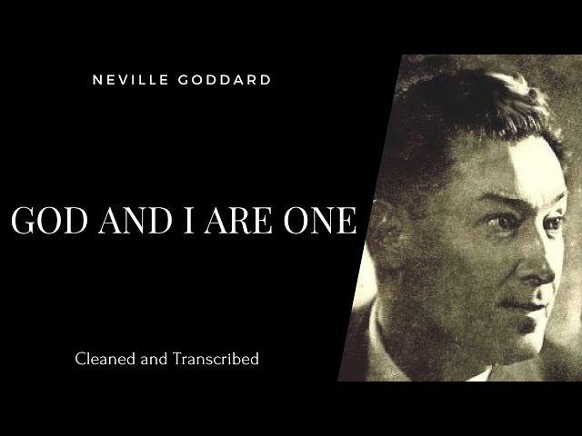 Neville Goddard - God And I Are One - 1972 Lecture - Own Voice - Full Transcription - Subtitles  -