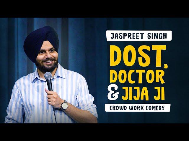 Jaspreet Singh Crowd work Comedy | Stand up Comedy