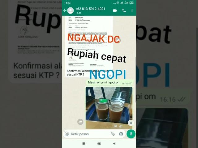 ngajak ngopi DC RUPIAH CEPAT malah dicuekin 