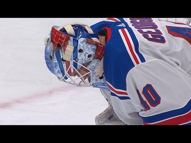 Alexandar Georgiev mistakenly sprints to the bench on non-penalty call