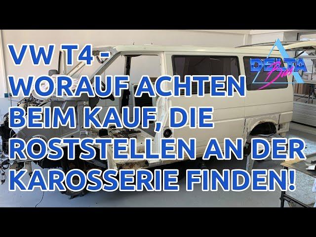 VW T4 Kaufberatung | Die ultimative Rost Checkliste | Roststellen an Bus Karosserie erkennen, finden