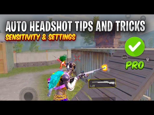 M24 Auto Headshot Pro Tips - Eye Button Trick  | PUBG MOBILE / BGMI (Tips & Tricks)