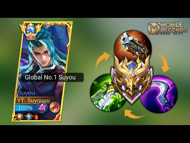 SUYOU 1 HIT BUILD & EMBLEM 2024 AUTO WIN SOLO RANKED! | SUYOU USER MUS TRY THIS BUILD 2024 - MLBB