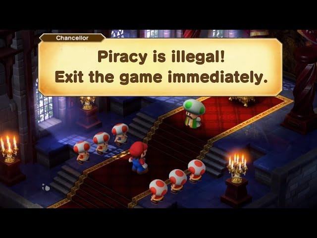 Super Mario RPG - Anti-Piracy Screen (Chancellor Dialogue)