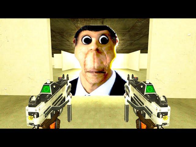 OBUNGA IN THE BACKROOMS CHASES US ► Garry's Mod