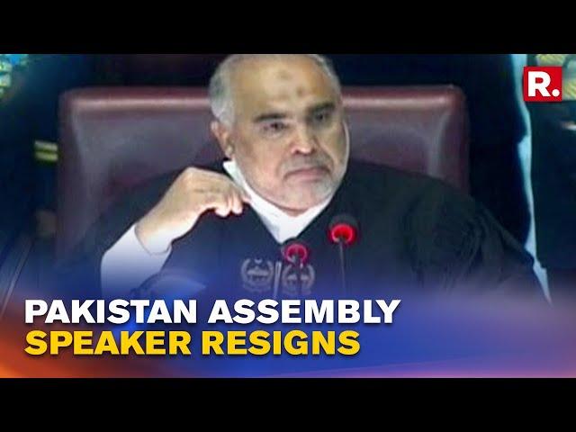 Pakistan Assembly Speaker Asad Qaiser Tenders Resignation After Refusing To 'betray' Imran Khan