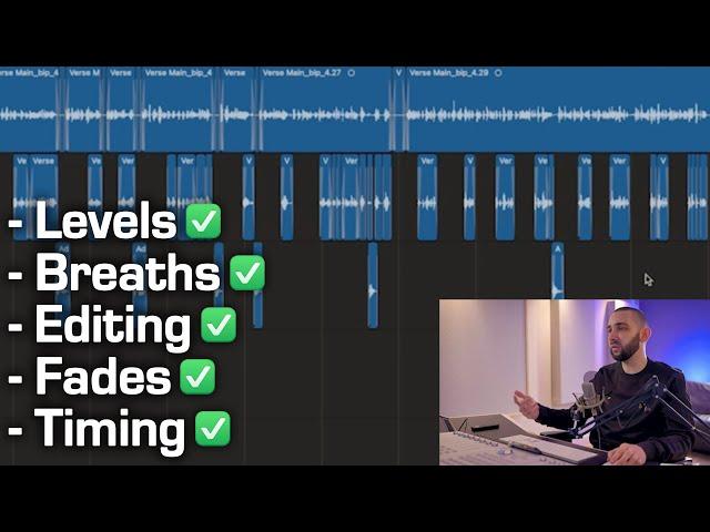 DON’T SKIP THIS STEP! Editing and tidying vocals BEFORE mixing