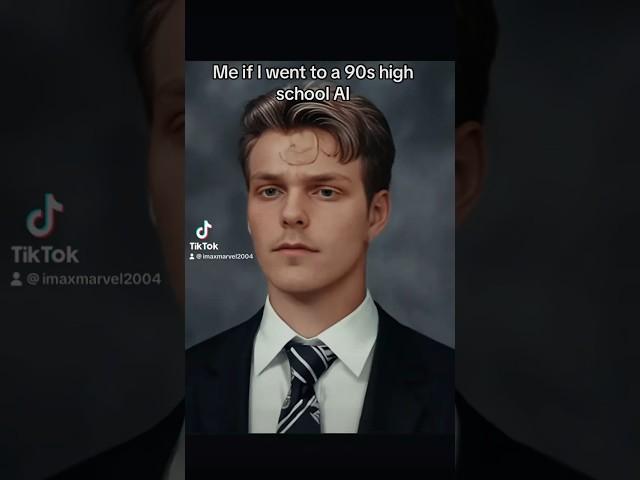 90s AI yearbook trend on TikTok ￼