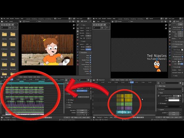 Blender VSE, How to Move Strips Between Saves - Merge Timelines Using Append